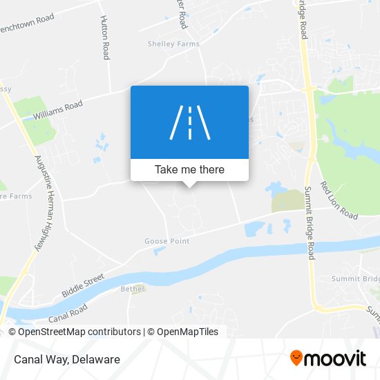 Mapa de Canal Way