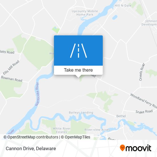 Mapa de Cannon Drive