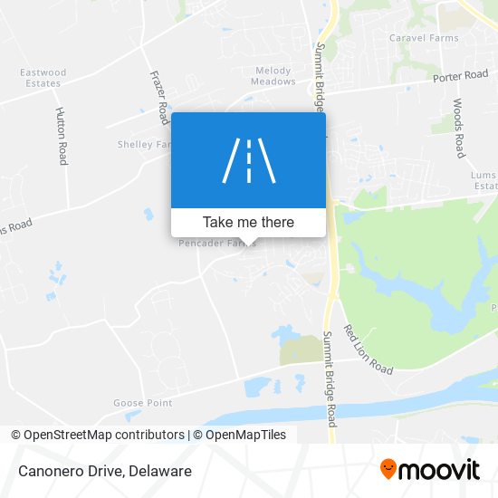 Mapa de Canonero Drive