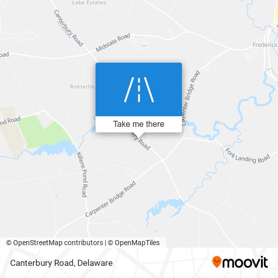 Mapa de Canterbury Road