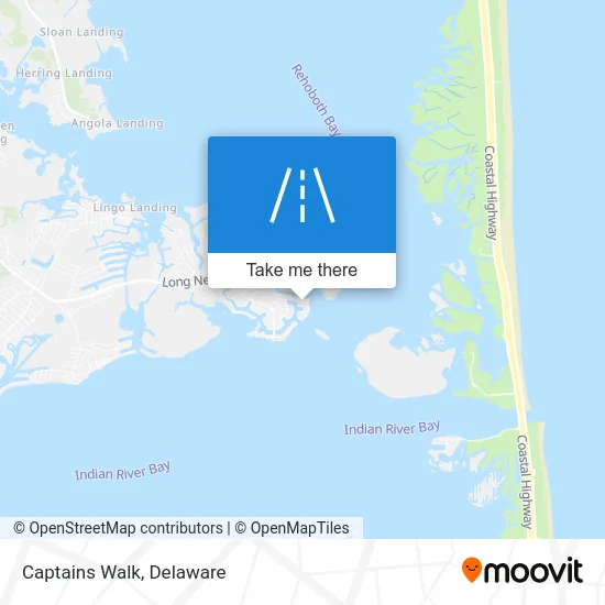 Captains Walk map