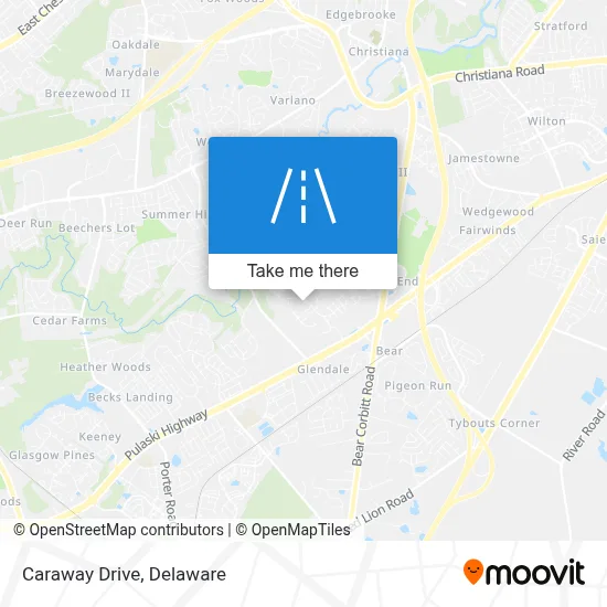 Caraway Drive map