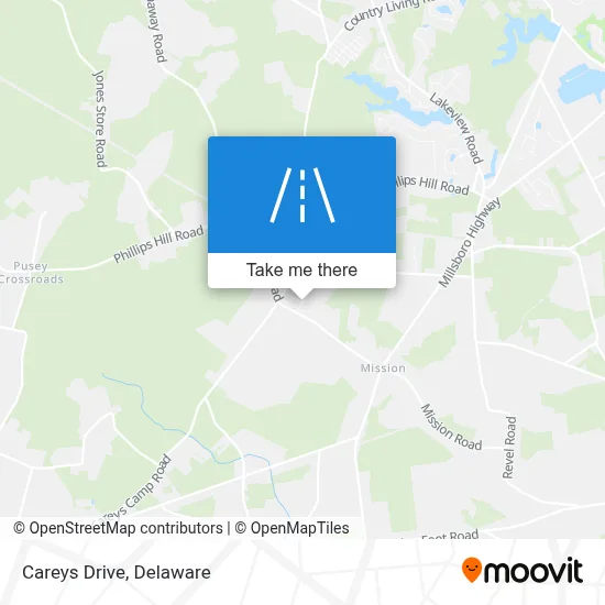 Careys Drive map