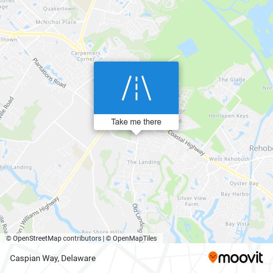 Mapa de Caspian Way