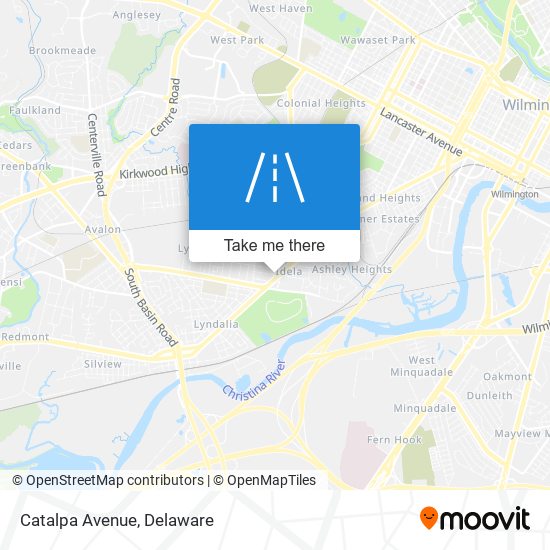 Mapa de Catalpa Avenue
