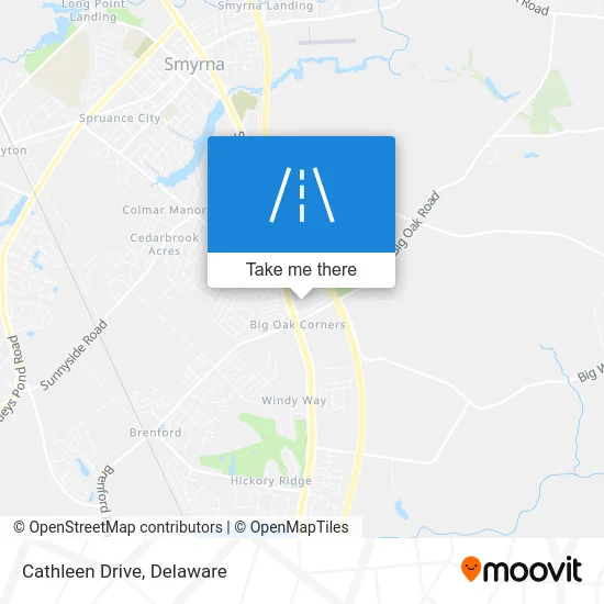 Cathleen Drive map