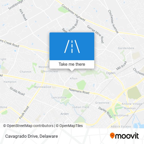 Mapa de Cavagrado Drive