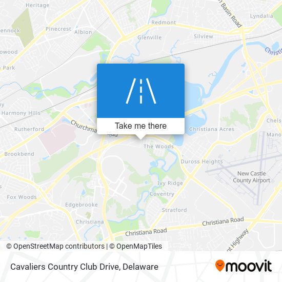 Cavaliers Country Club Drive map