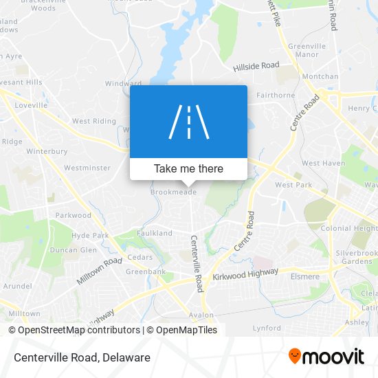Mapa de Centerville Road