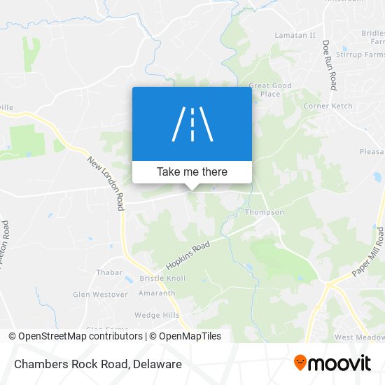 Mapa de Chambers Rock Road