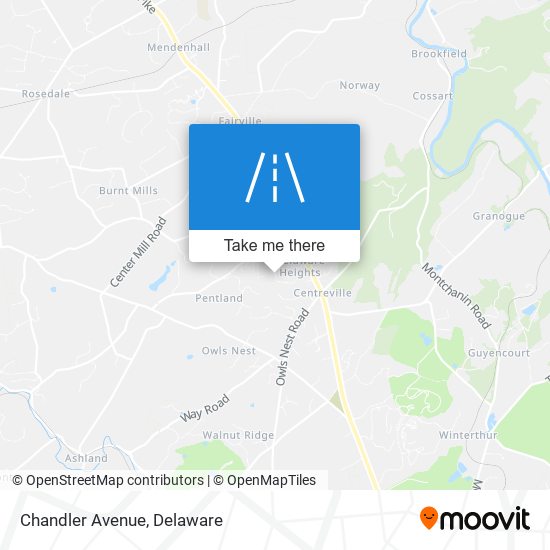 Mapa de Chandler Avenue