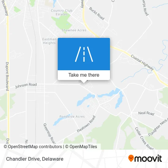 Chandler Drive map