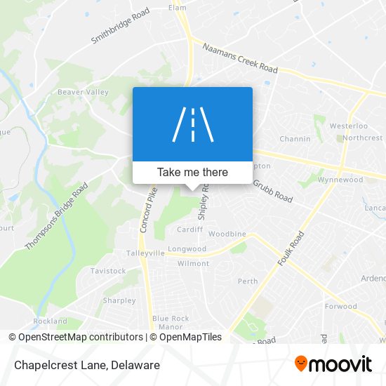 Chapelcrest Lane map