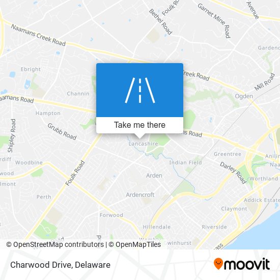 Mapa de Charwood Drive