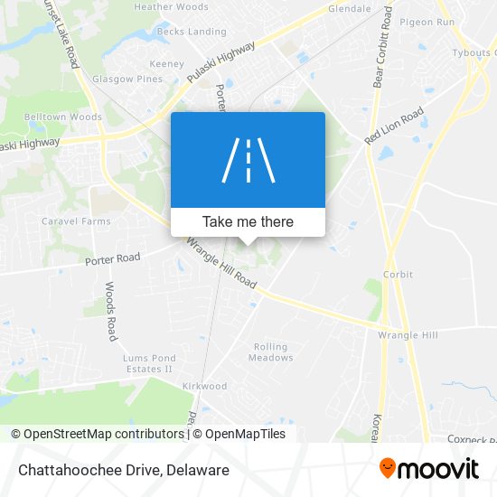 Mapa de Chattahoochee Drive