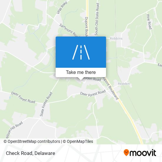 Mapa de Check Road