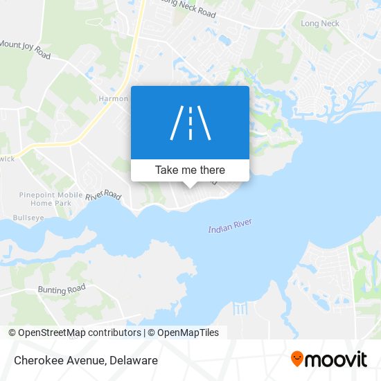 Mapa de Cherokee Avenue