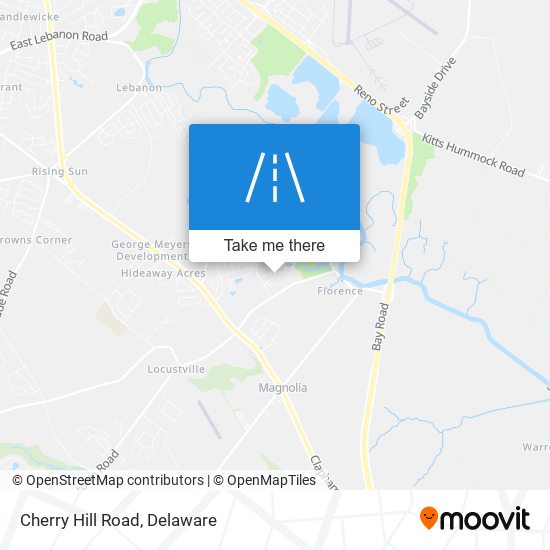 Mapa de Cherry Hill Road