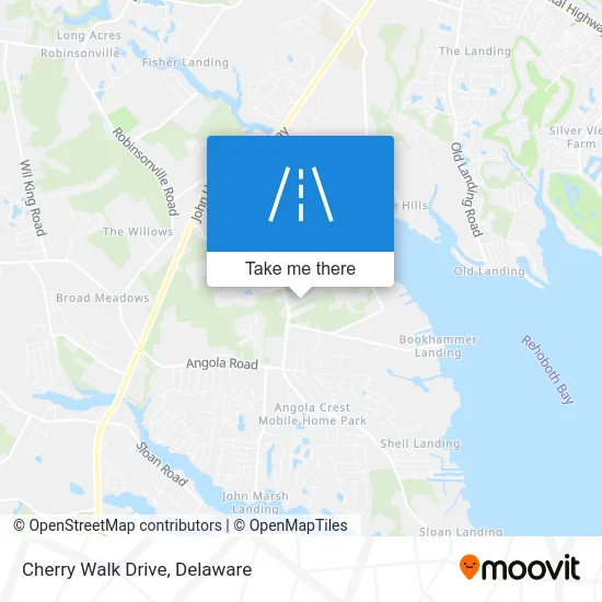 Cherry Walk Drive map