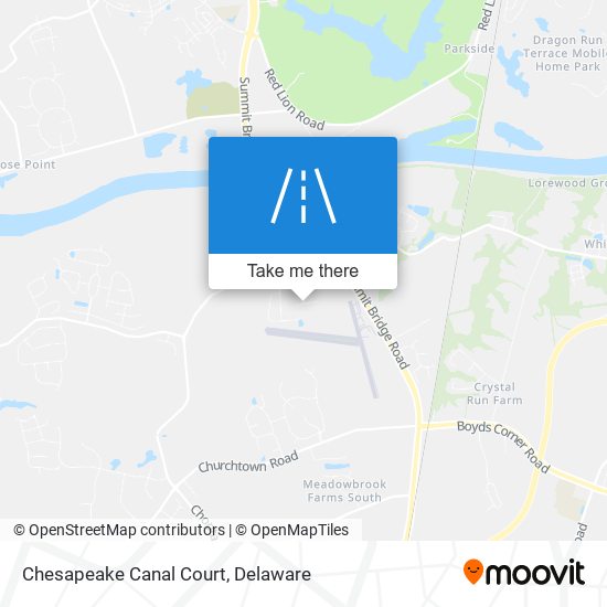 Chesapeake Canal Court map