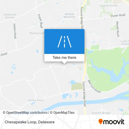 Chesapeake Loop map
