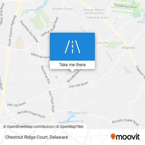 Mapa de Chestnut Ridge Court