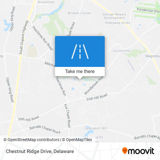 Chestnut Ridge Drive map