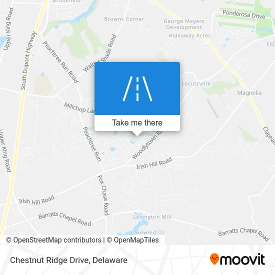Chestnut Ridge Drive map