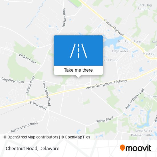 Mapa de Chestnut Road