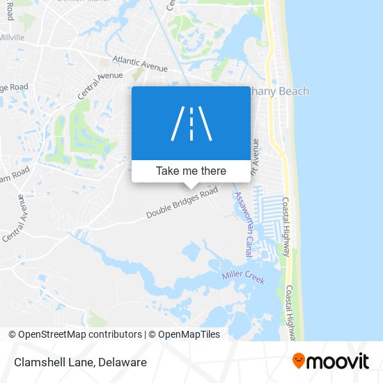 Mapa de Clamshell Lane