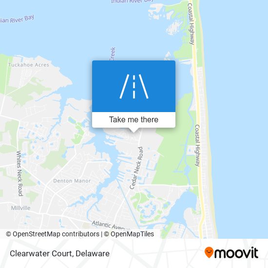 Mapa de Clearwater Court