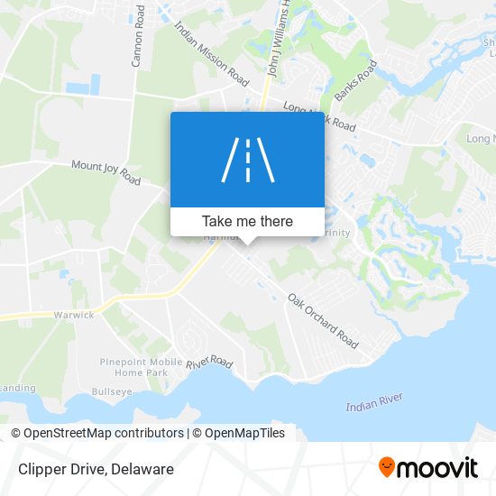 Clipper Drive map