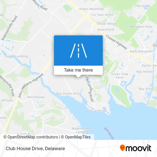 Club House Drive map