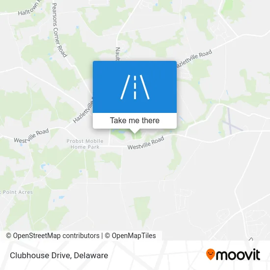Clubhouse Drive map