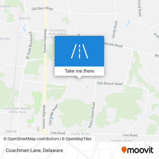Mapa de Coachmen Lane