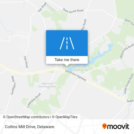 Collins Mill Drive map