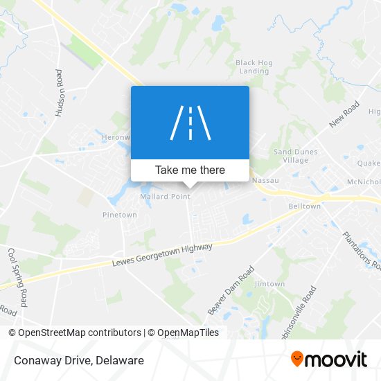 Conaway Drive map