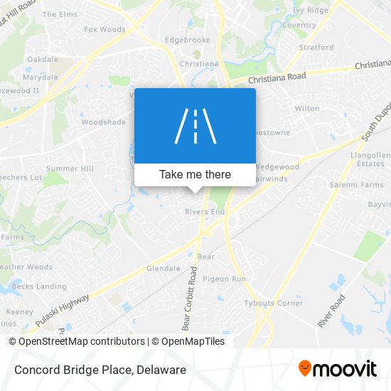 Mapa de Concord Bridge Place