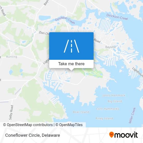 Coneflower Circle map