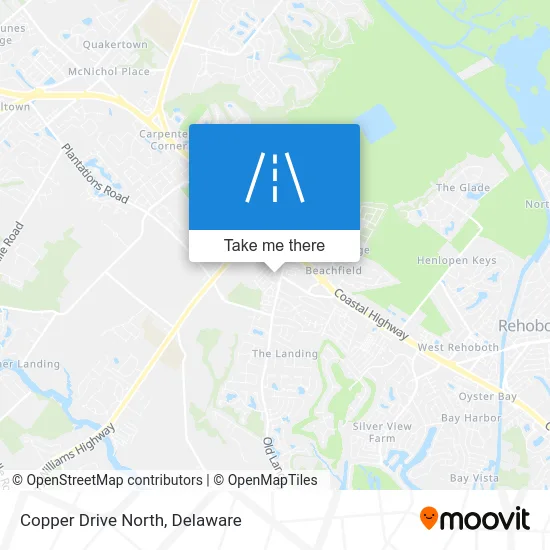 Copper Drive North map