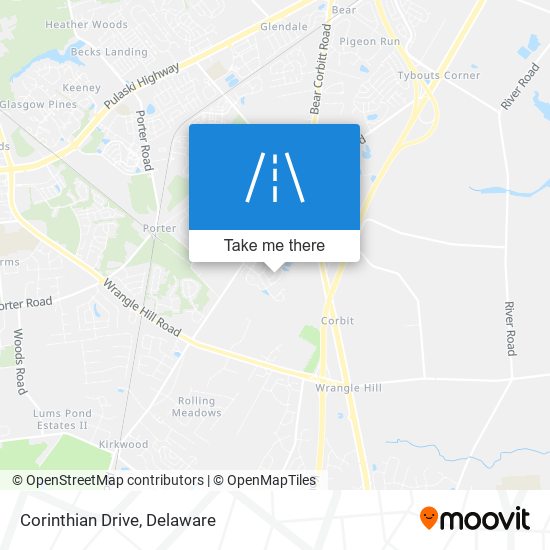 Mapa de Corinthian Drive