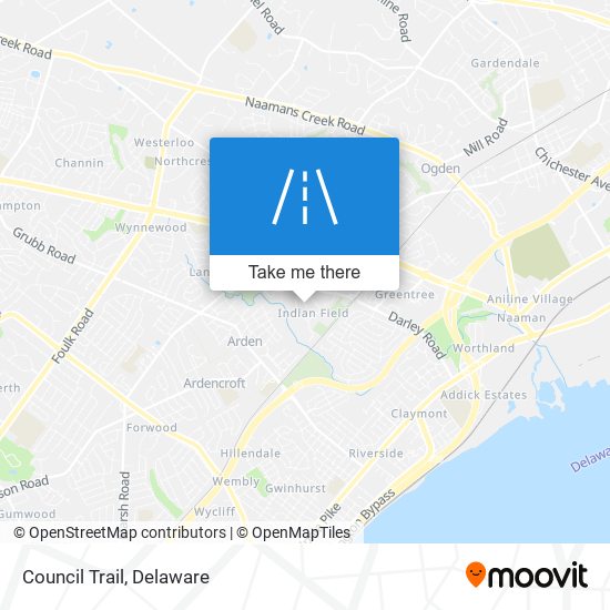 Mapa de Council Trail