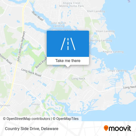 Country Side Drive map