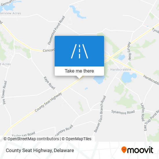Mapa de County Seat Highway
