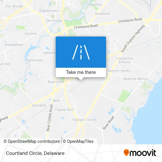 Courtland Circle map