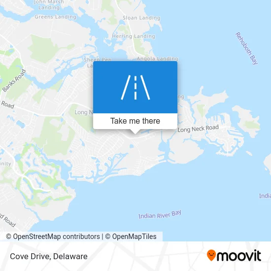Cove Drive map