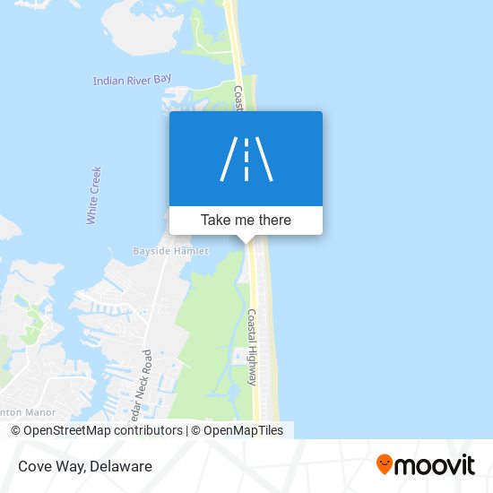 Cove Way map