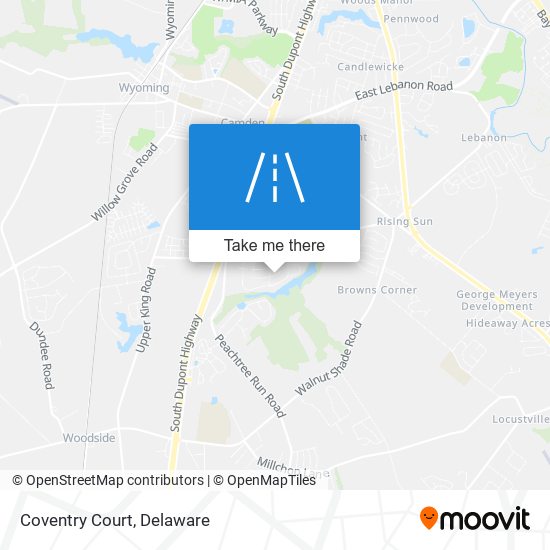 Mapa de Coventry Court