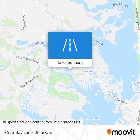Mapa de Crab Bay Lane
