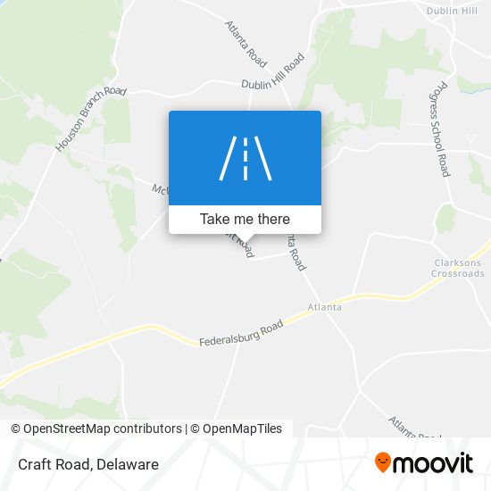 Mapa de Craft Road